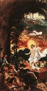 ALTDORFER, Albrecht The Resurrection of Christ  jjkk oil painting on canvas